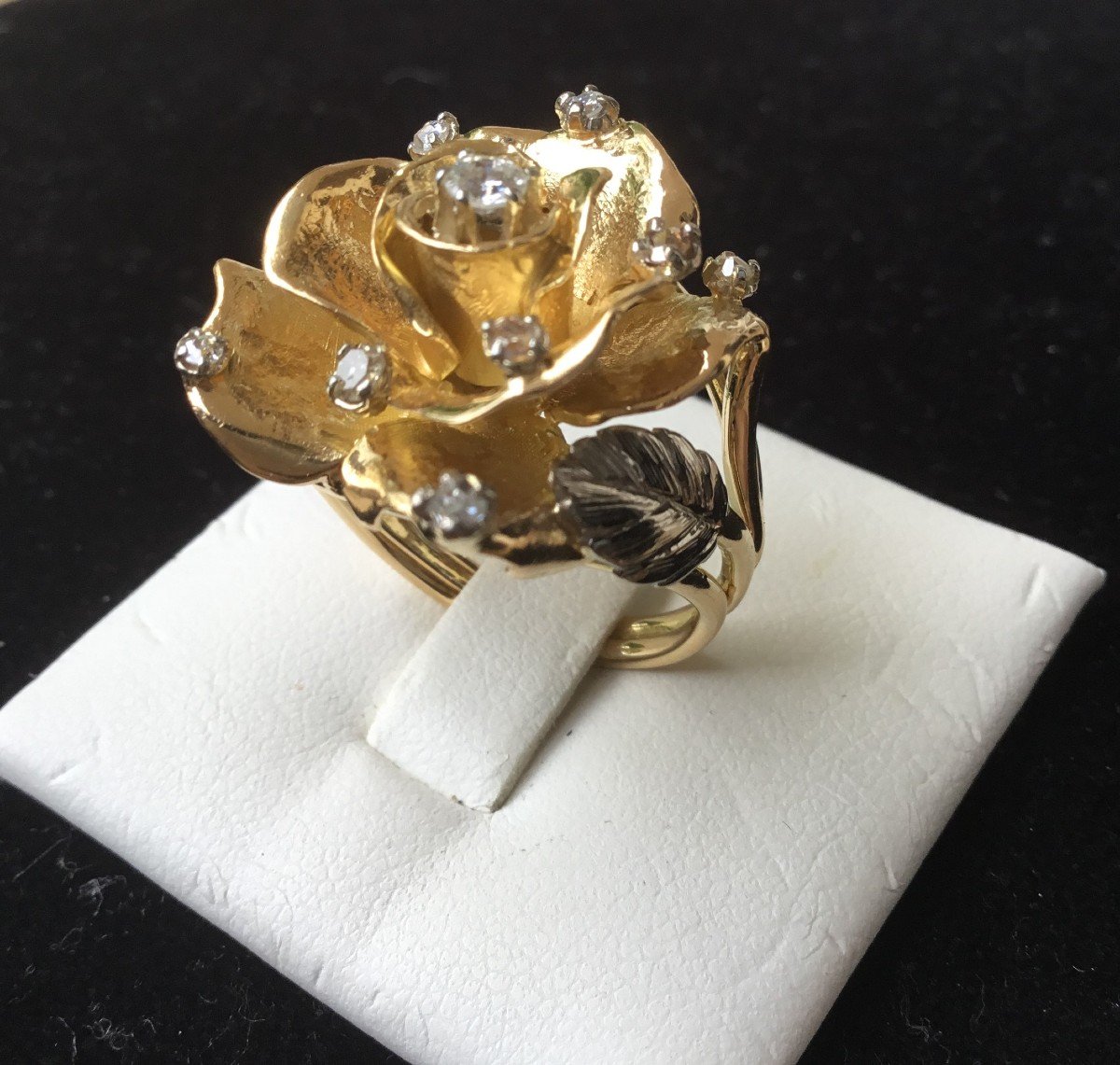 Gold And Diamond Ring-photo-1