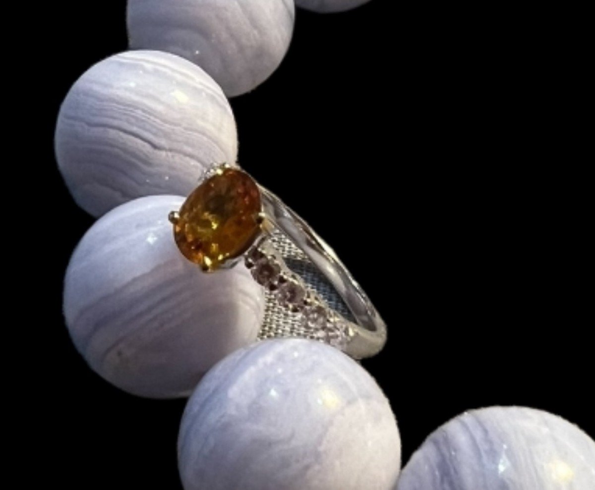 Gold, Sapphire And Diamond Ring-photo-3