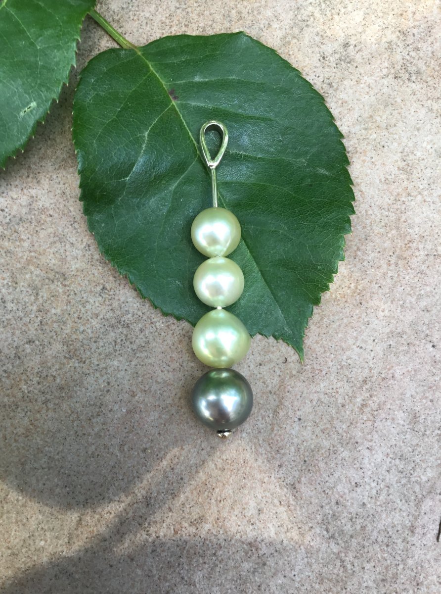 Gold And Pearl Pendant