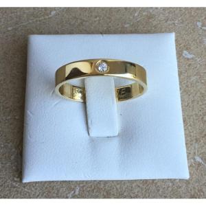 Gold And Diamond Wedding Ring