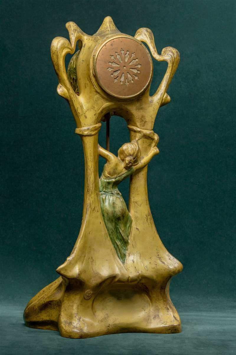 Horloge Française Art Nouveau-photo-3