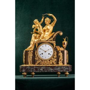 Mantelclock Venus And Amor