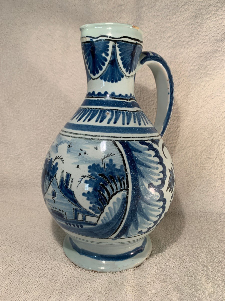 Wine Pitcher - Nevers, 18th Century - Circa 1730/1750-photo-4