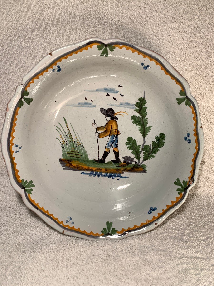 Earthenware From Nevers - Late 18th Century - Promeneur