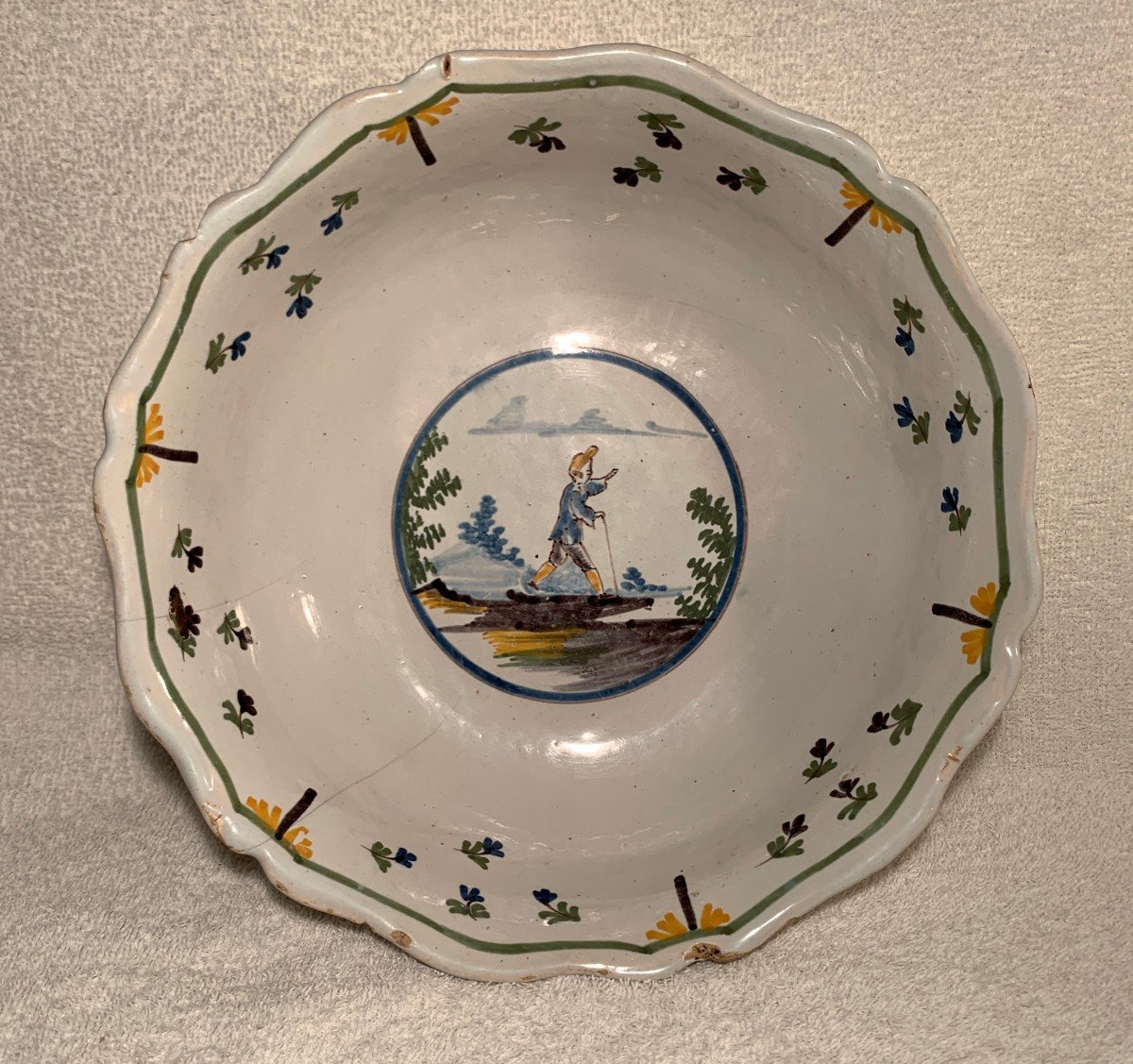 Nevers Salad Bowl - 18th Century Period