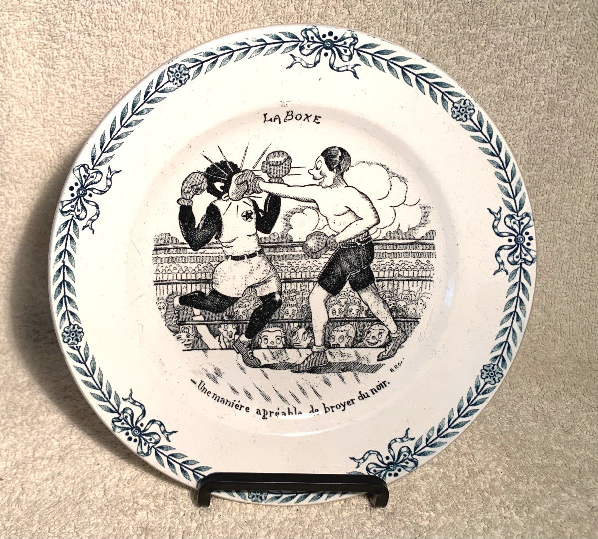 Saint Amand - 6 Humoristic Talking Plates - Sport-photo-1