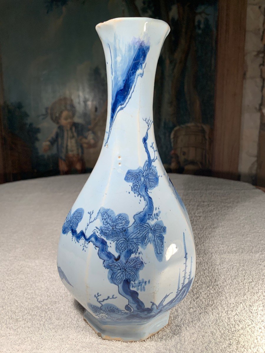 Nevers End Of The 17th Century - Vase With Chinese Decor-photo-2