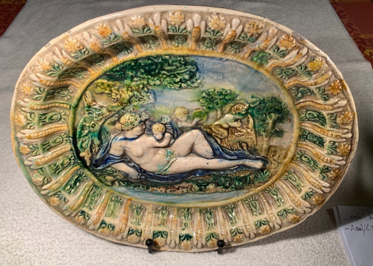 Early 19th Century Earthenware In The Style Of Bernard Palissy-photo-3