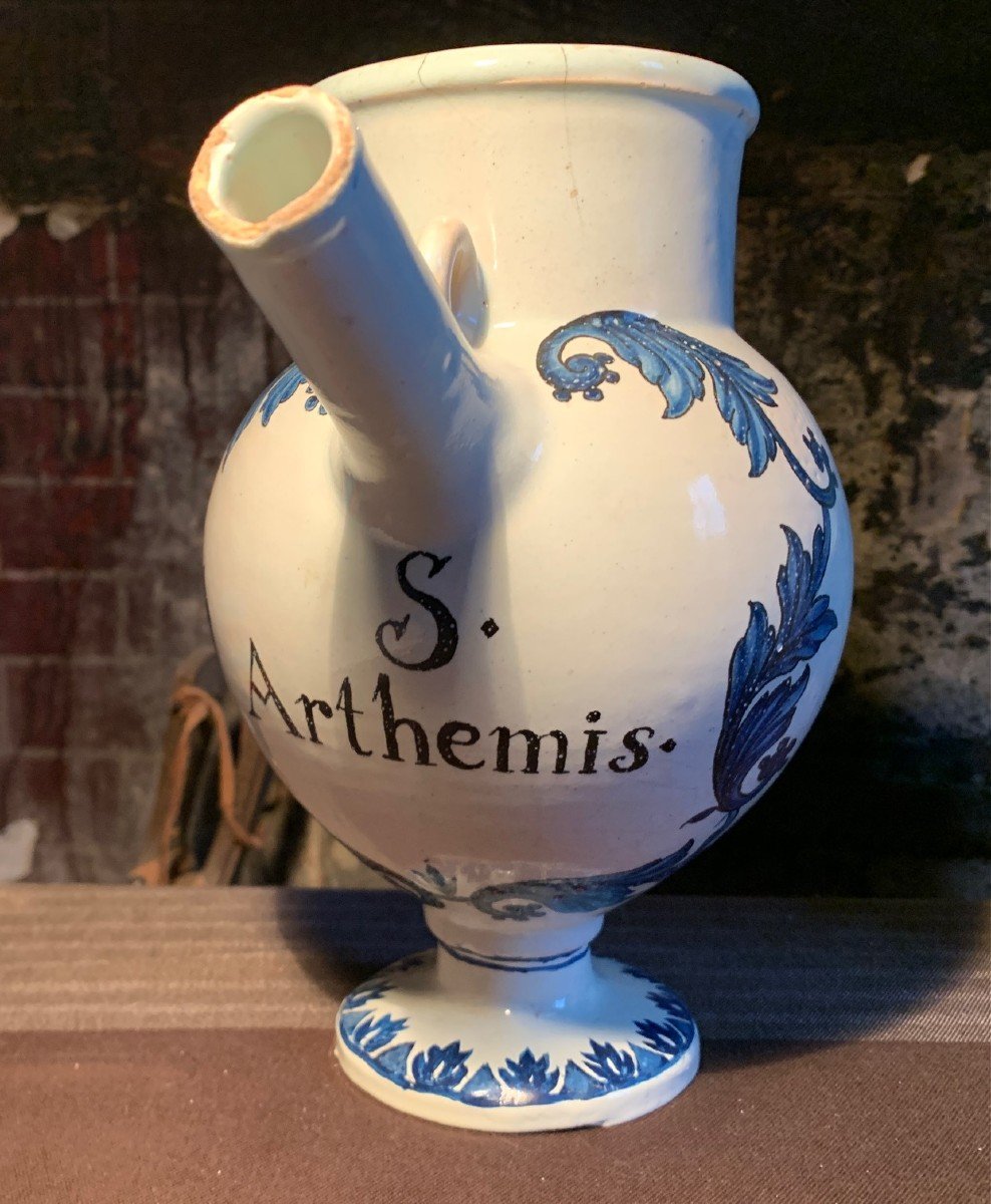 Nevers End Of The 18th Century - Pharmacy - Chevrette à Solution "s. Artemis" 