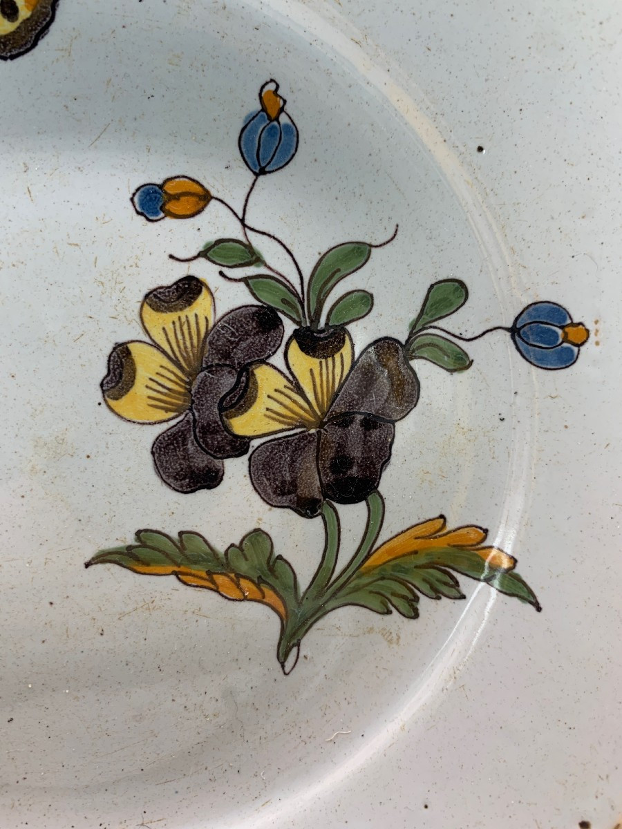 Nevers 18th Century - Floral And Butterfly Motif-photo-2