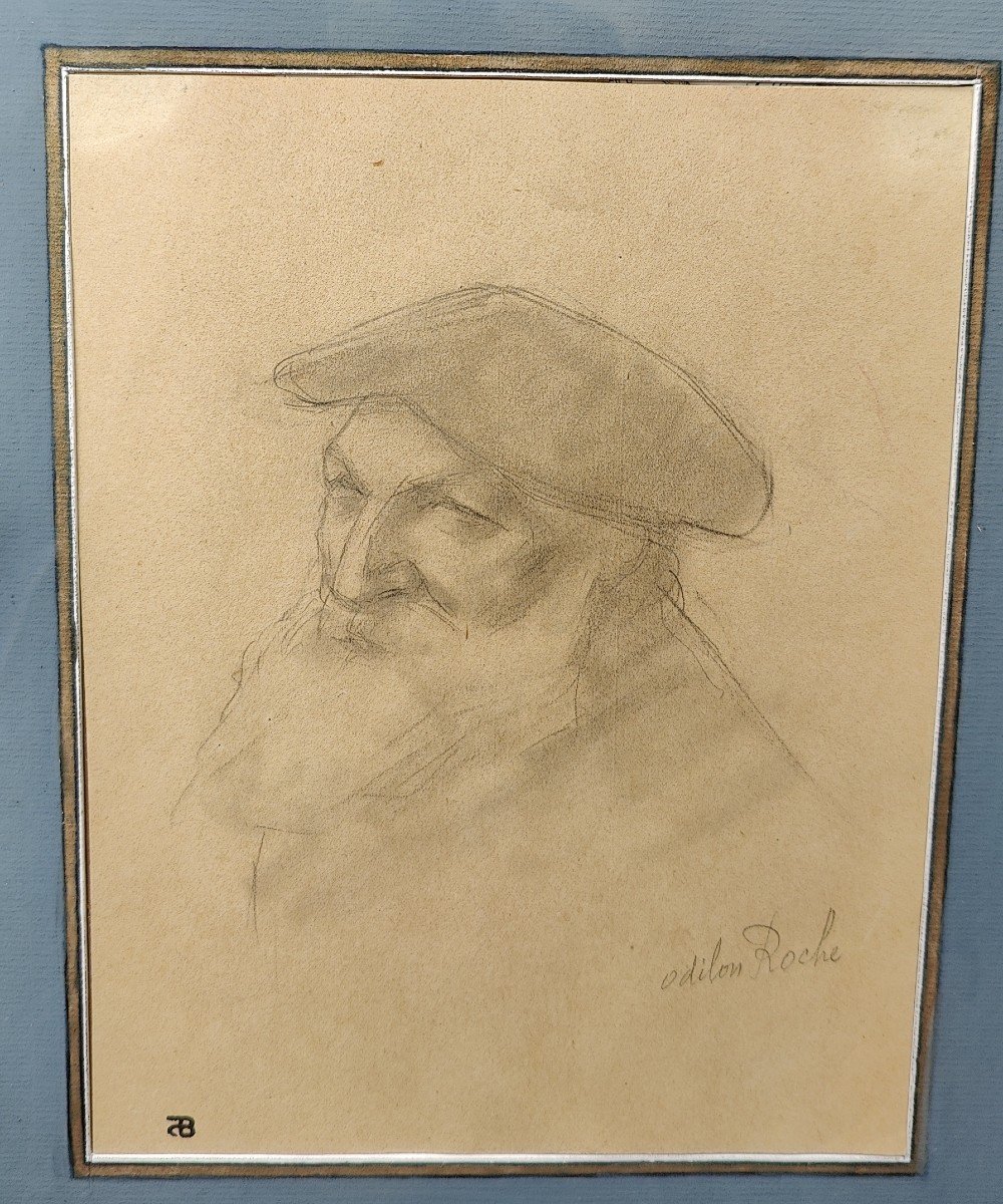 Odilon Roche (1868 - 1947) - Portrait Of Auguste Rodin