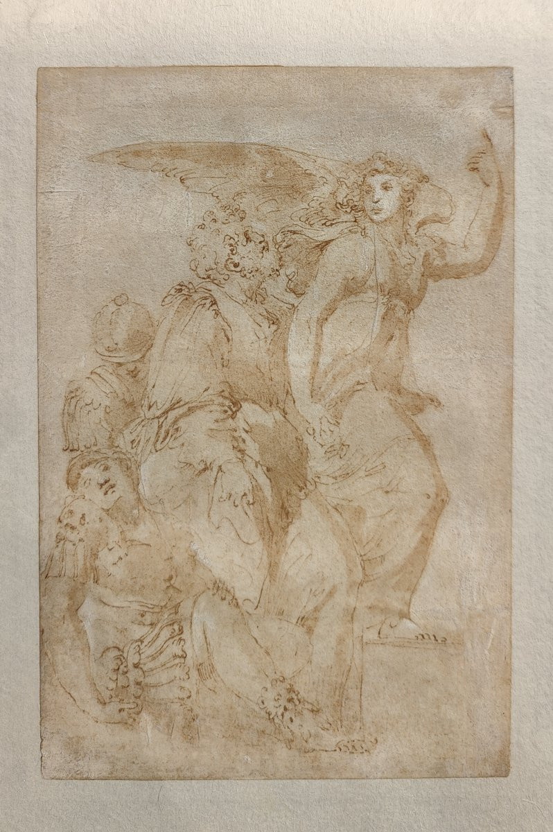 Orazio ALFANI (XVIème siècle) - DESSIN ANCIEN -photo-4