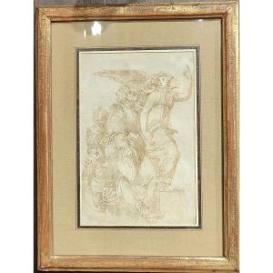 Orazio Alfani (16th Century) - Old Master Drawing 