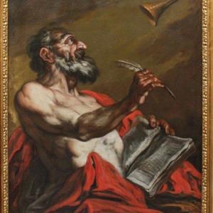 Huile Sur Toile 98.5 X 74 San Girolamo Giuseppe Antonio Pianca 1703- 1762