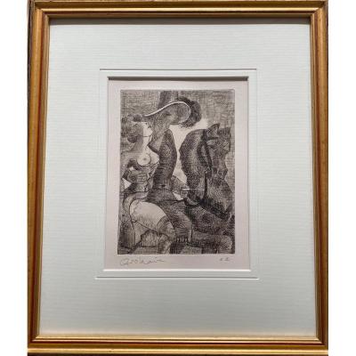 Proantic: Very Beautiful Signed Etching - Marcel Gromaire (1892-1971)