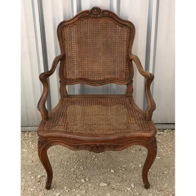 Large Louis XV Style Flat Back Armchair