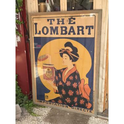 Large Poster 1901 -thé Lombart