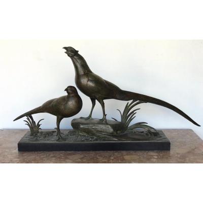Large Animal Bronze Signed Becquerel