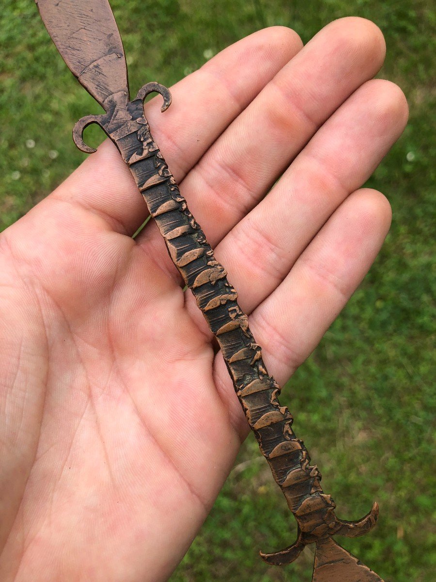 Trench Work Dagger - Copper - Ww1-photo-3