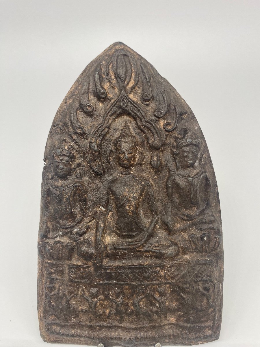 Tsatsa - Amulette Votive - Bouddhisme Siam-photo-2