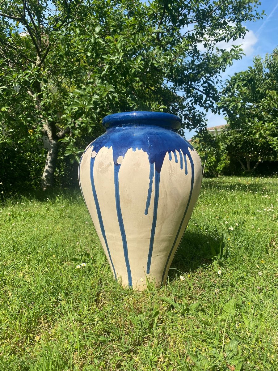 Belle Jarre Poterie d’Albi Sud Ouest De La France - Glaçure Bleu