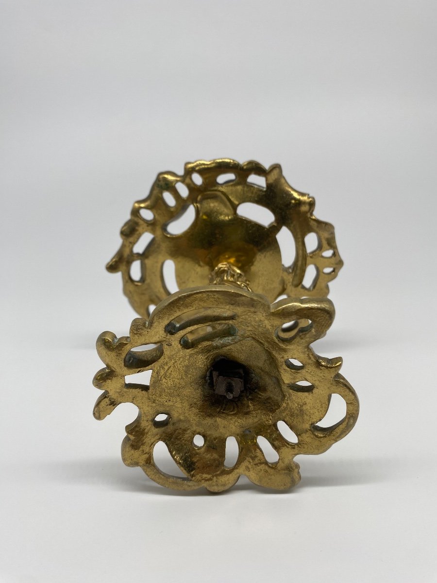 19th Century Rococo Style Bronze Ring Sizer-photo-3