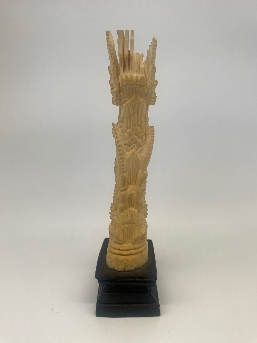 Balinese Carved Bone Statuette-photo-3