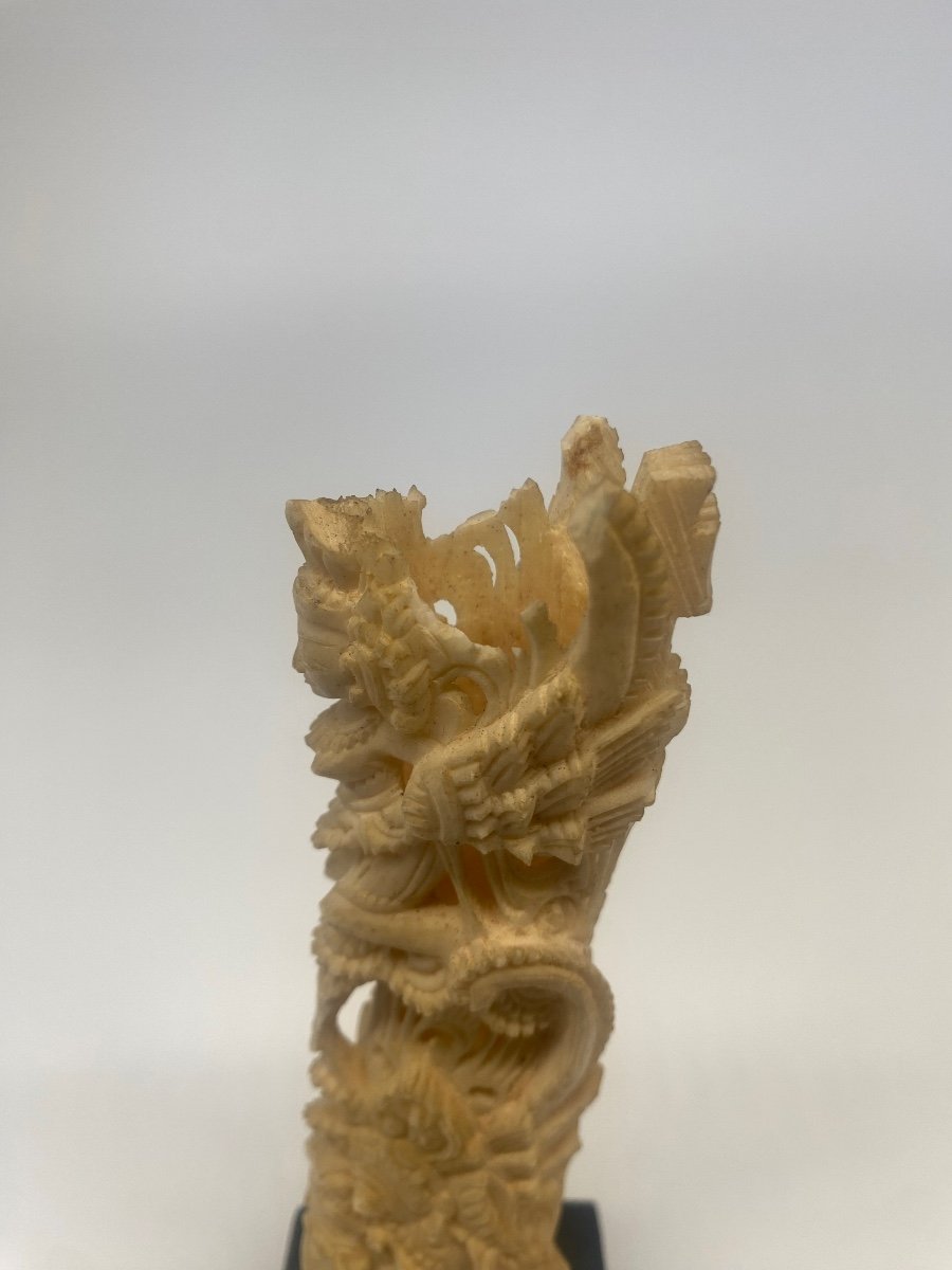 Balinese Carved Bone Statuette-photo-4