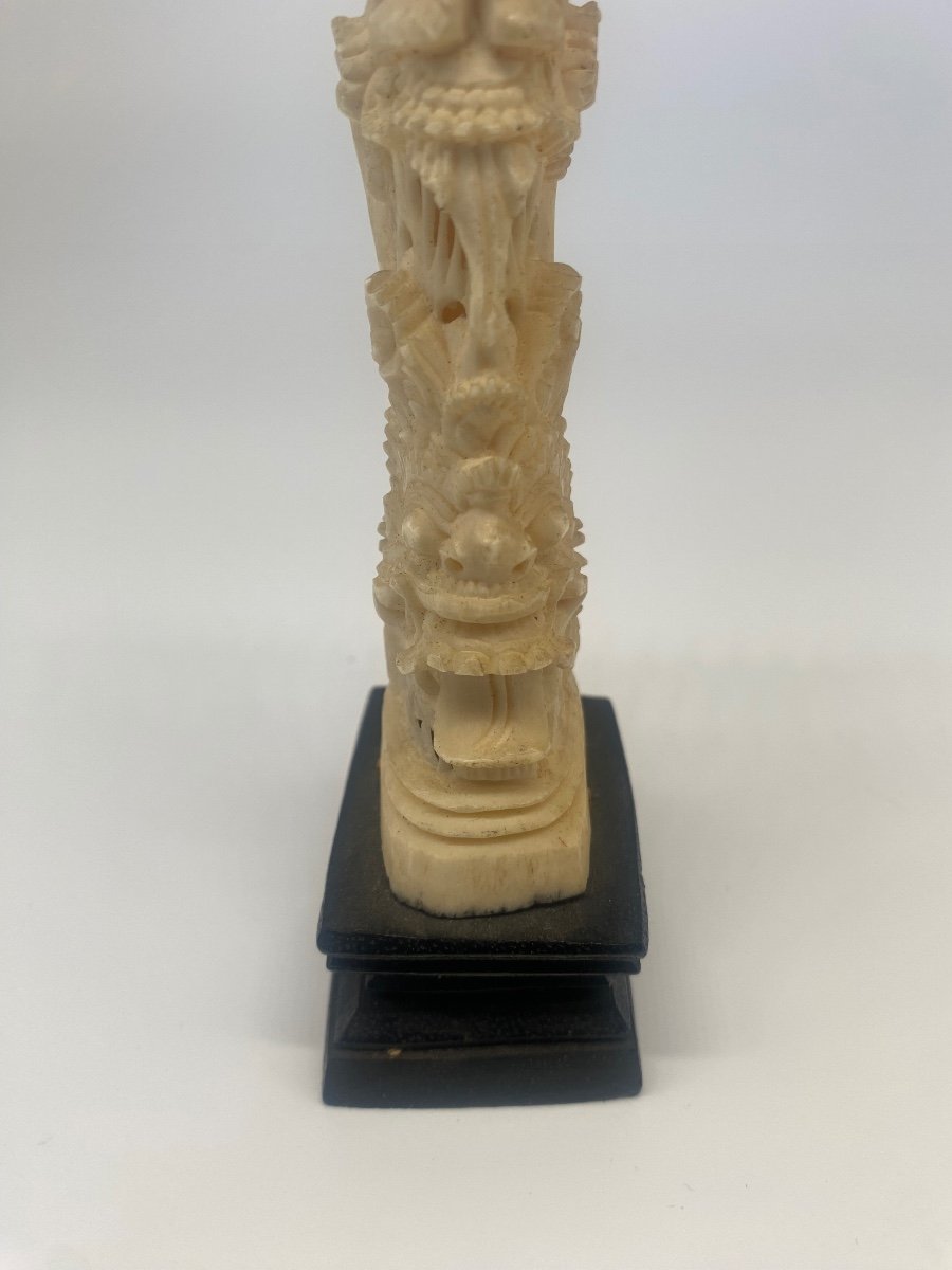 Balinese Carved Bone Statuette-photo-5