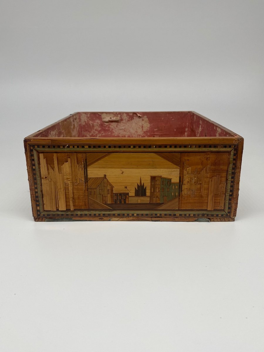 Straw Marquetry Box-photo-2