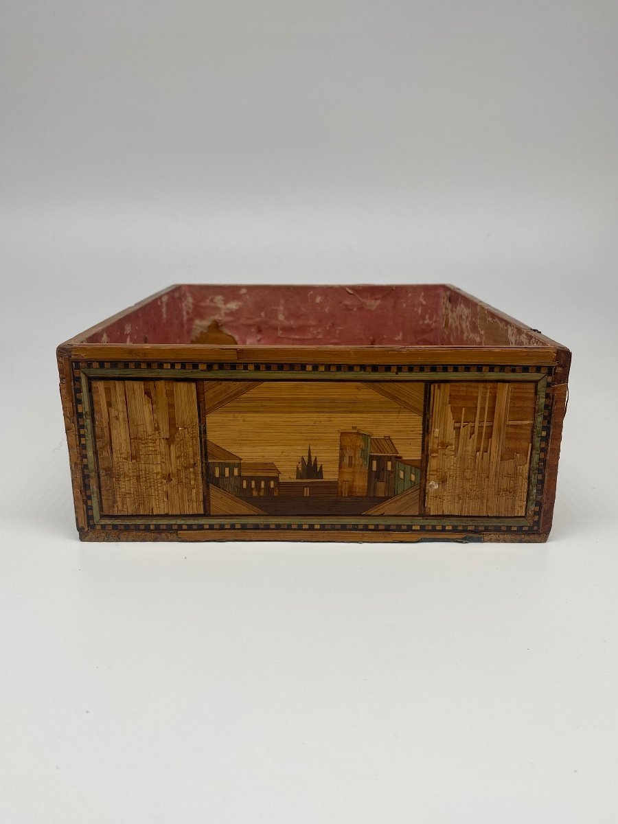 Straw Marquetry Box-photo-4