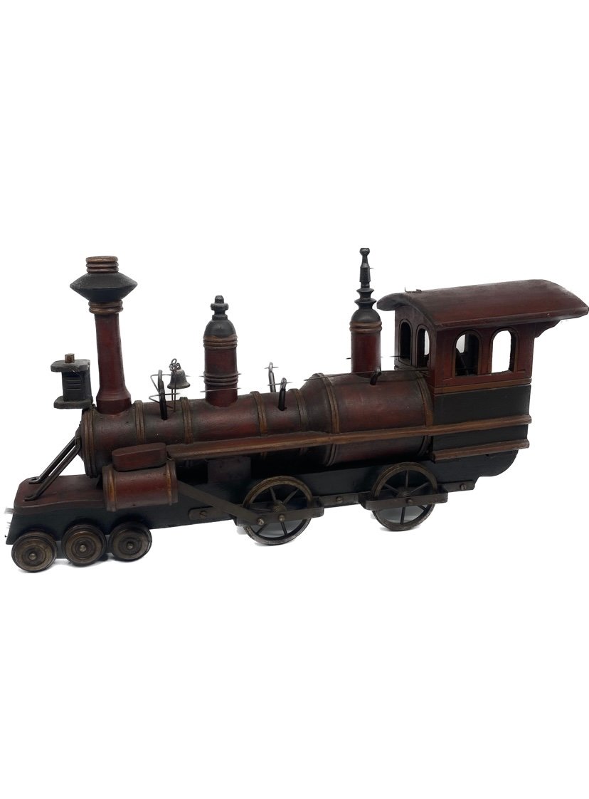 Maquette De Locomotive En Bois