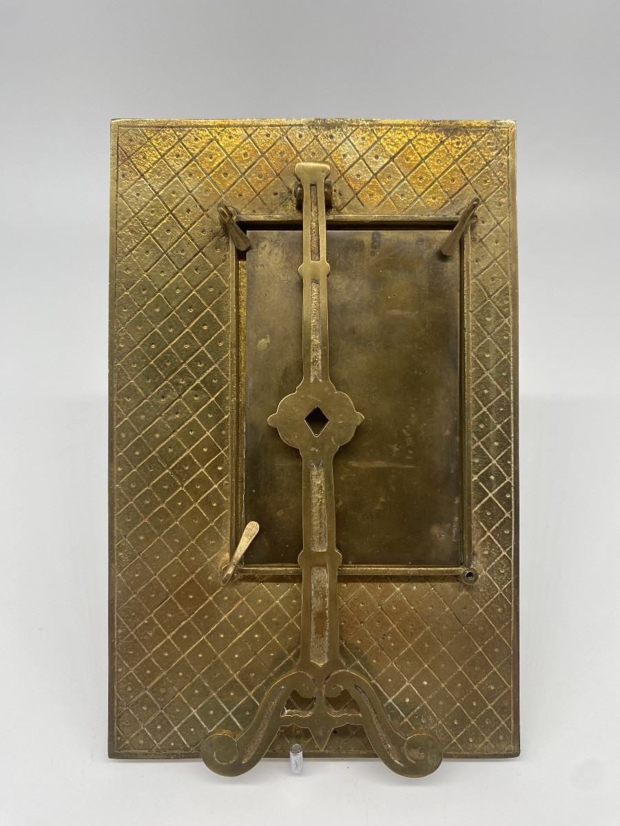 Paire De Cadre Photo - Bronze Art Nouveau-photo-4