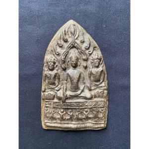 Tsatsa - Amulette Votive - Bouddhisme Siam