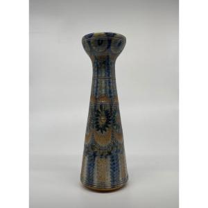 Jean-claude Courjault La Cerisaie: Stoneware Vase Unique Piece