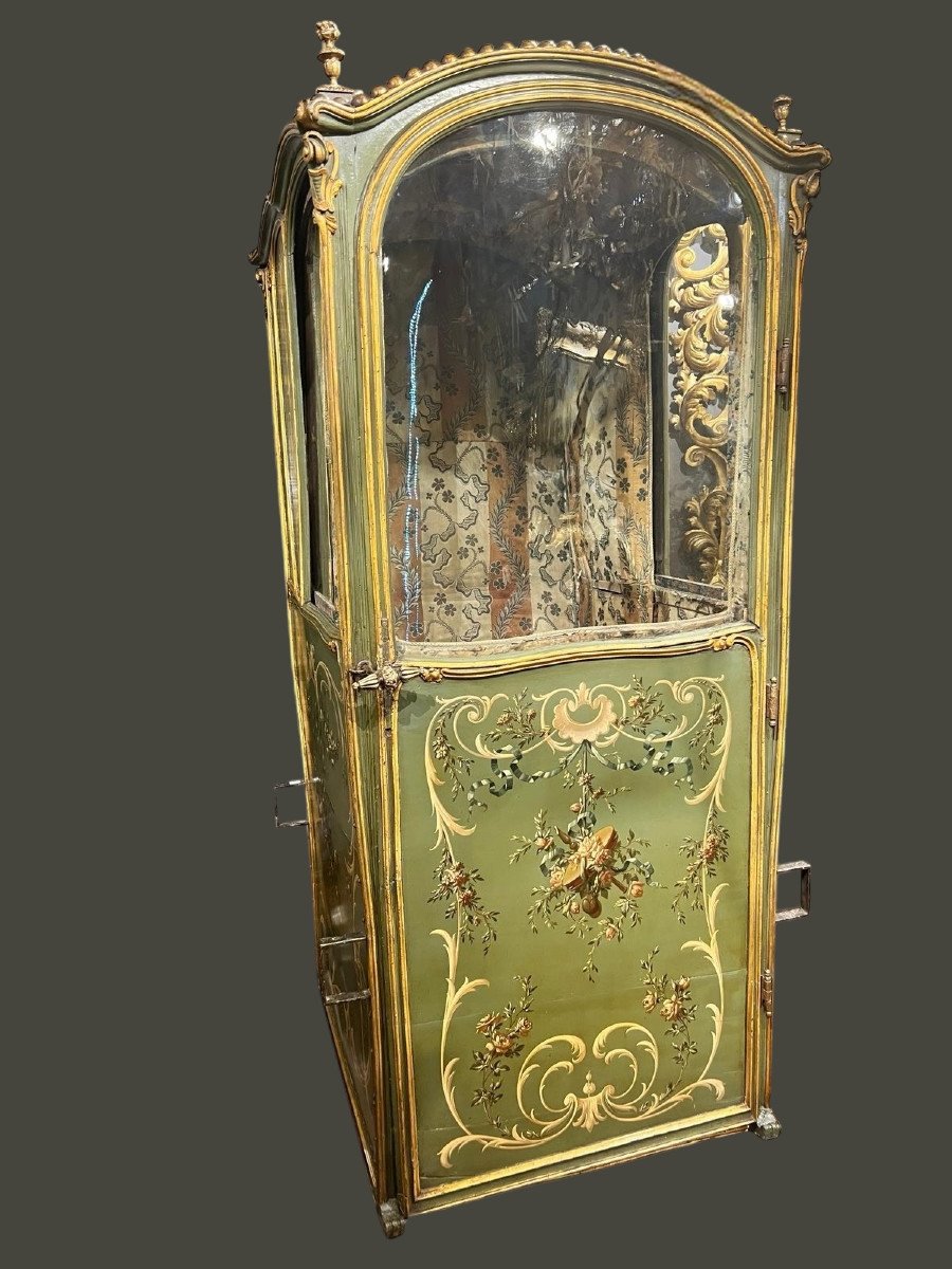 Louis XV Period Sedan Chair-photo-7