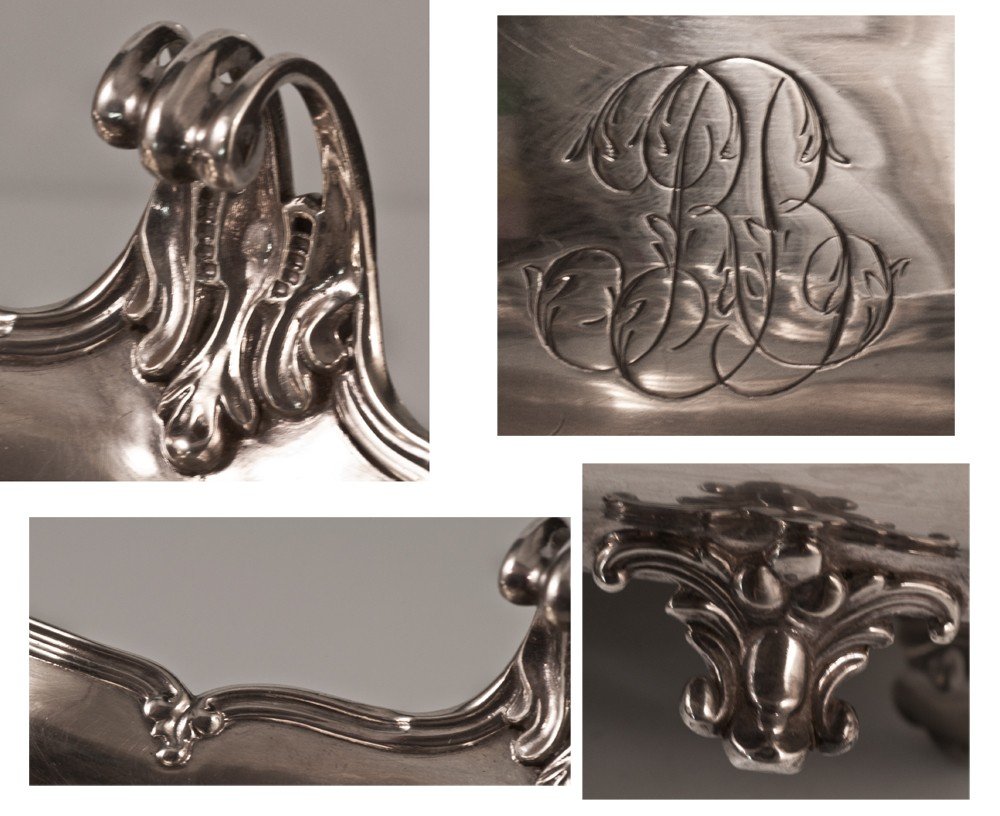 Sauceboat In Sterling Silver Hallmark Minerva-photo-2