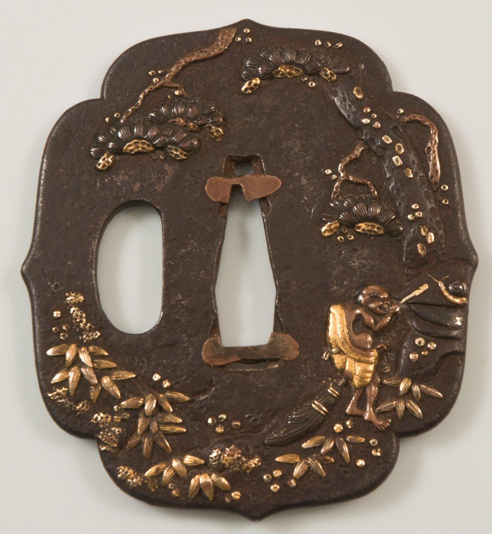 Tsuba Edo Japanese Sword Guard