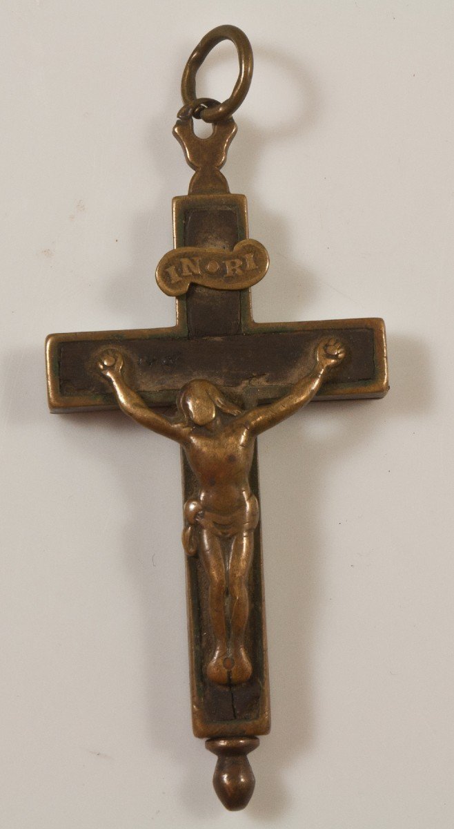 Christ On The Cross Reliquary Pendant XIII