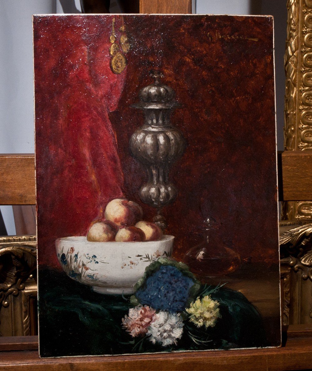 Gustave Barrier (1871-1953): Still Life  / Ag 2-photo-4