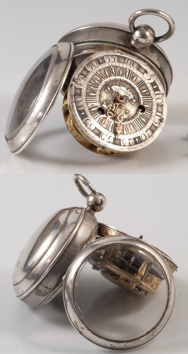 Windmil London / Windmills Pocket Watch XVIIth Movement Superb-photo-4