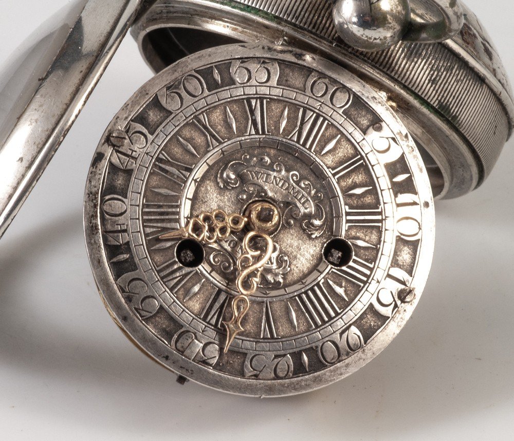 Windmil London / Windmills Pocket Watch XVIIth Movement Superb-photo-1