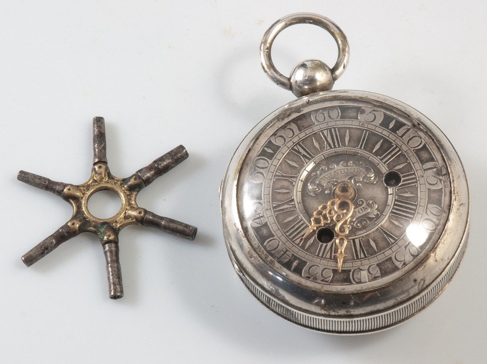 Windmil London / Windmills Pocket Watch XVIIth Movement Superb-photo-6