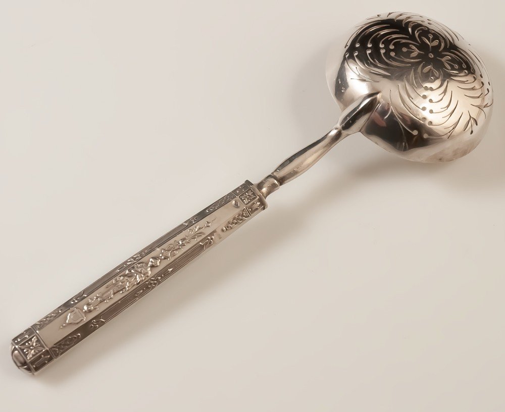 Silver Shaker Spoon Souvenir Of Mont Saint Michel-photo-4