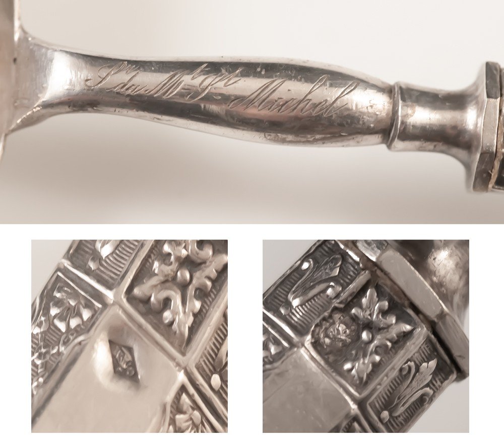 Silver Shaker Spoon Souvenir Of Mont Saint Michel-photo-1