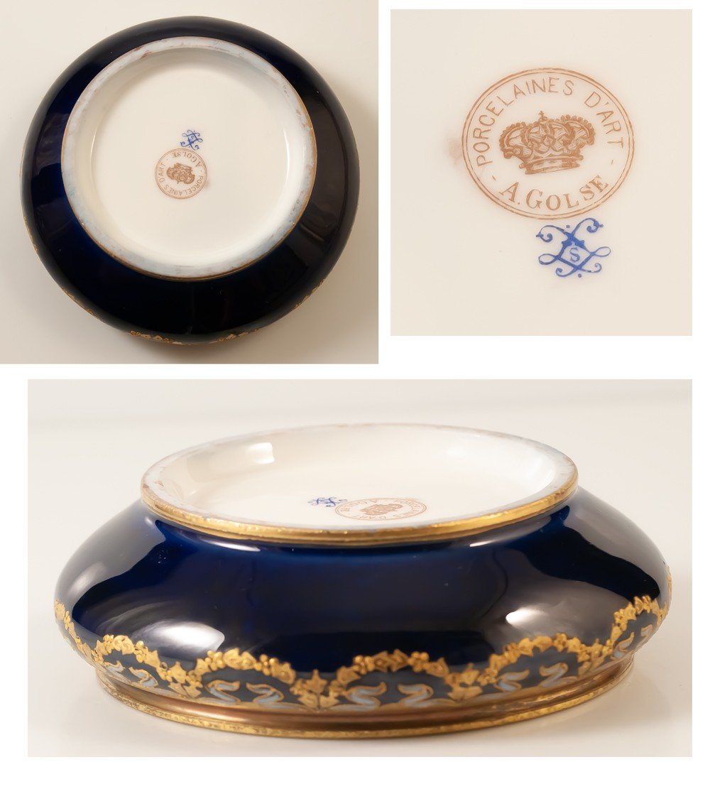 André Golse (1844-1937): Empty Porch Cup In Porcelain / Sèvres Brand-photo-1