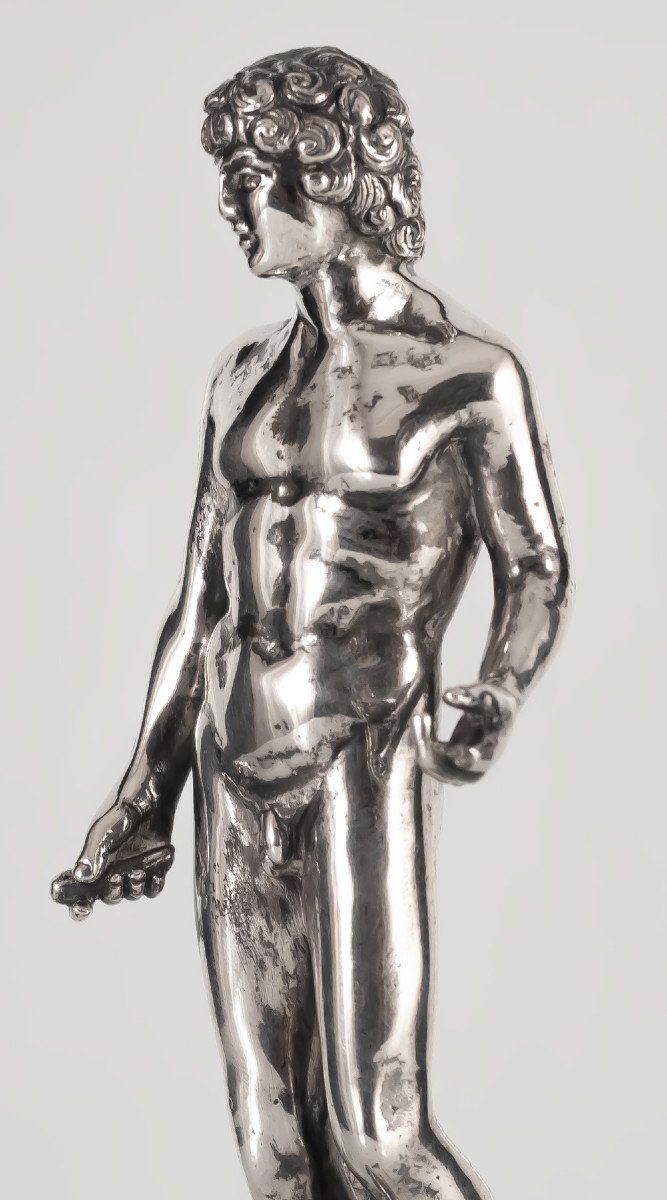 Antinoo / Antinous Farnese Statue Solid Silver Naples Museum / Ephebe