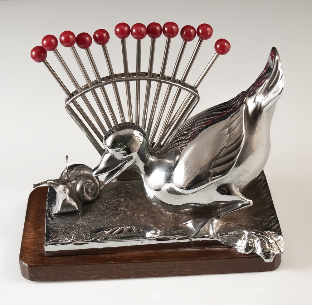 Benjamin Rabier  Pique Snails Art Deco / Duck-photo-2