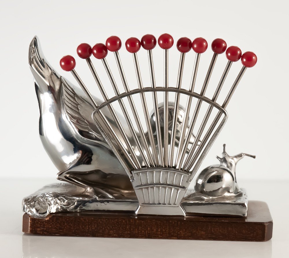 Benjamin Rabier  Pique Snails Art Deco / Duck-photo-3