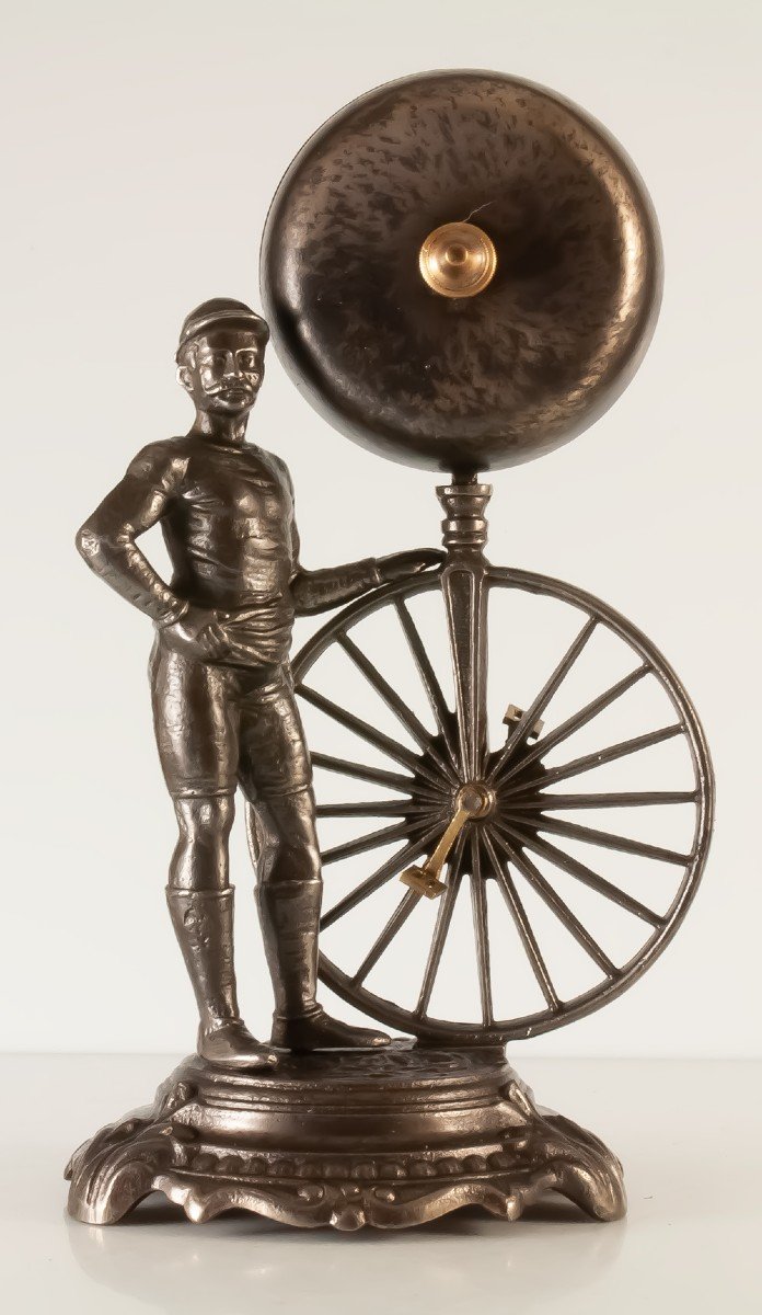 Rare Table Bell The Cyclist 1930 / Velocypede